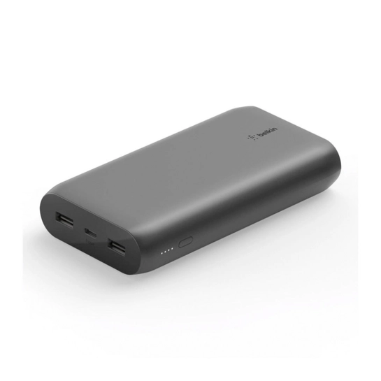 Внешний аккумулятор Power Bank Belkin 20000mAh 30W PD for MacBook Black