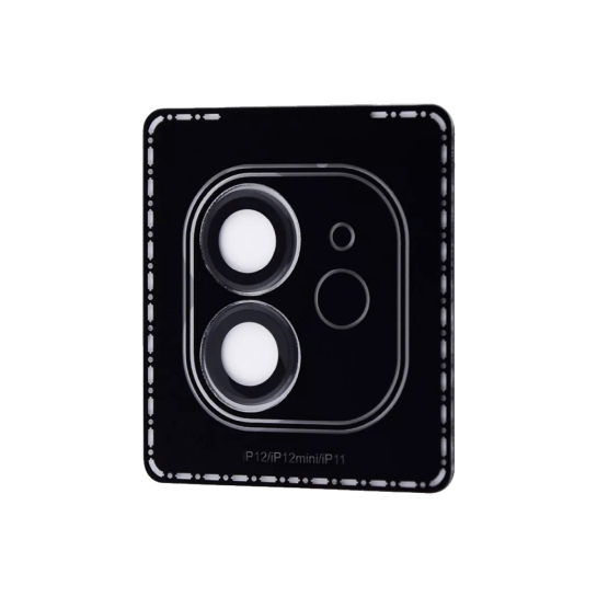 Скло для камери Achilles for iPhone 11\12\12 mini Black - ціна, характеристики, відгуки, розстрочка, фото 1