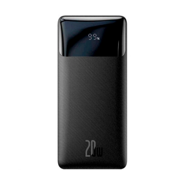 Зовнішній акумулятор Baseus Bipow Overseas 20W 10000mAh Black - цена, характеристики, отзывы, рассрочка, фото 1