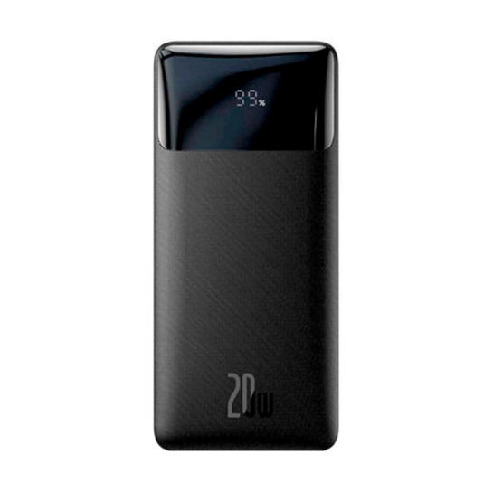 Зовнішній акумулятор Baseus Bipow Overseas 20W 10000mAh Black