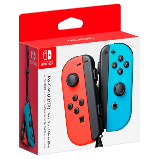 Геймпад Nintendo Joy-Con Neon Red/Neon Blue Pair - ціна, характеристики, відгуки, розстрочка, фото 2