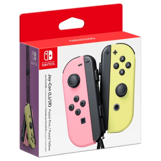 Геймпад Nintendo Joy-Con Pastel Pink/Pastel Yellow Pair - ціна, характеристики, відгуки, розстрочка, фото 2