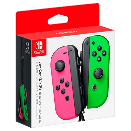 Геймпад Nintendo Joy-Con Neon Pink/Neon Green Pair - ціна, характеристики, відгуки, розстрочка, фото 2