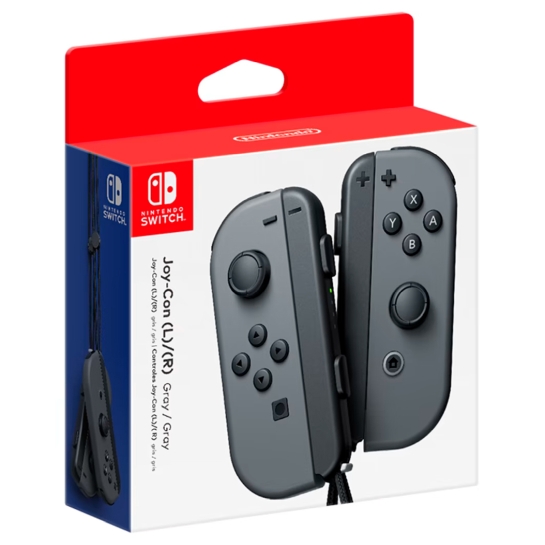 Геймпад Nintendo Joy-Con Gray/Gray Pair - ціна, характеристики, відгуки, розстрочка, фото 2