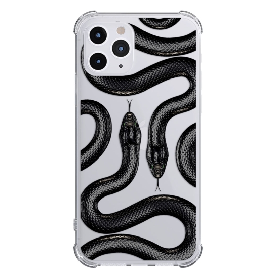 Чохол Pump UA Transparency Case for iPhone 11 Pro Black Snake - ціна, характеристики, відгуки, розстрочка, фото 1