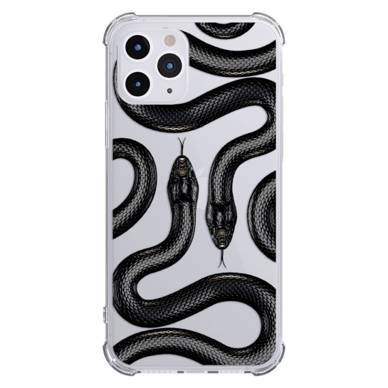 Чехол Pump UA Transparency Case for iPhone 11 Pro Max Black Snake - цена, характеристики, отзывы, рассрочка, фото 1