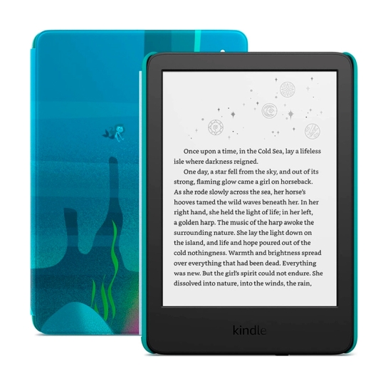 Электронная книга Amazon Kindle Kids 11th Gen. 16Gb Black with Ocean Explorer Cover 2022 - цена, характеристики, отзывы, рассрочка, фото 1