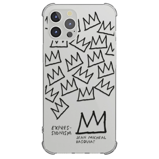 Чехол Pump UA Transparency Case for iPhone 12/12 Pro Basquiat 2