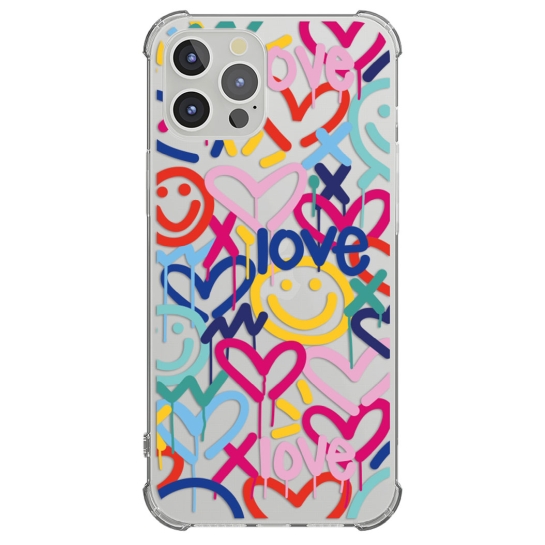 Чехол Pump UA Transparency Case for iPhone 12/12 Pro Love - цена, характеристики, отзывы, рассрочка, фото 1