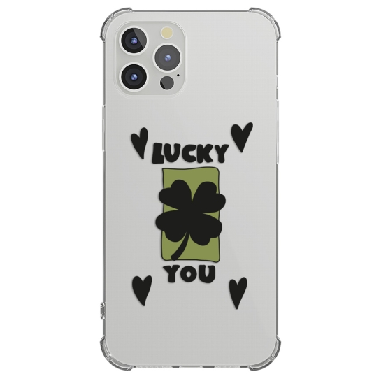 Чехол Pump UA Transparency Case for iPhone 12/12 Pro Lucky You - цена, характеристики, отзывы, рассрочка, фото 1