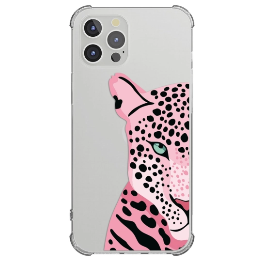 Чехол Pump UA Transparency Case for iPhone 12/12 Pro Tygr Rozheviy