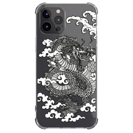 Чехол Pump UA Transparency Case for iPhone 12 Pro Max Dragon - цена, характеристики, отзывы, рассрочка, фото 1