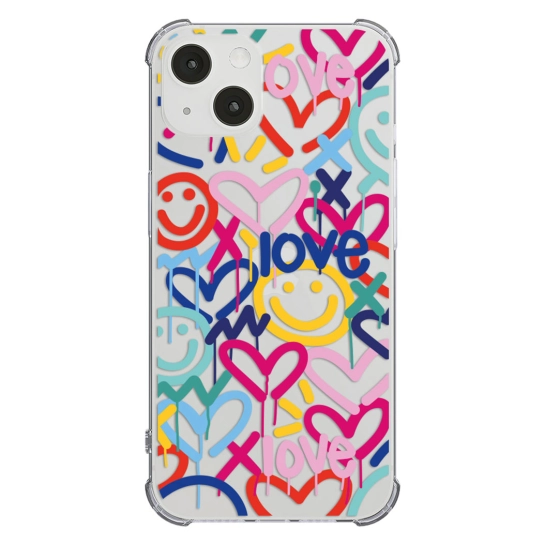 Чехол Pump UA Transparency Case for iPhone 13 Love