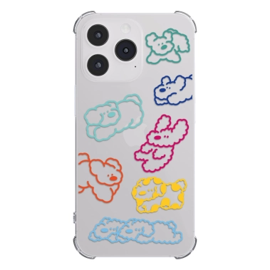 Чохол Pump UA Transparency Case for iPhone 13 Pro Cloudy dogs - цена, характеристики, отзывы, рассрочка, фото 1