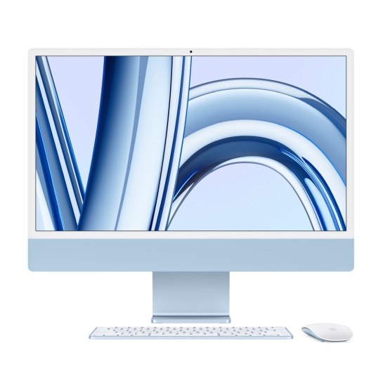 Моноблок Apple iMac 24" M3 Chip 8GB/256GB/8CPU/8GPU Blue 2023 (MQRC3) - ціна, характеристики, відгуки, розстрочка, фото 1