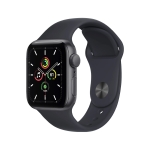 Б/У Смарт-годинник Apple Watch SE  40mm Space Gray Aluminum Case w. Midnight S. Band (MKQ13) (Ідеальний)