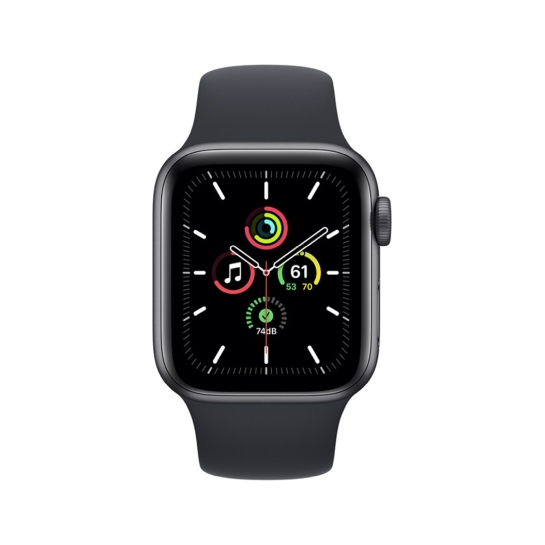 Б/У Смарт-часы Apple Watch SE  40mm Space Gray Aluminum Case w. Midnight S. Band (MKQ13) (Отличное) - цена, характеристики, отзывы, рассрочка, фото 2
