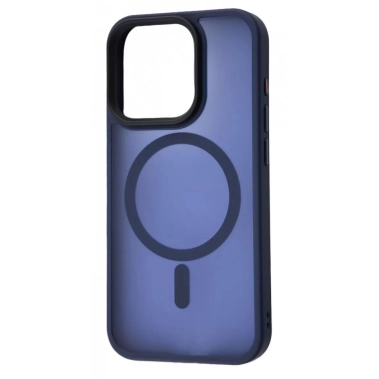 Чохол WAVE Matte Insane Case with MagSafe for iPhone 15 Pro Max Midnight Blue - цена, характеристики, отзывы, рассрочка, фото 1