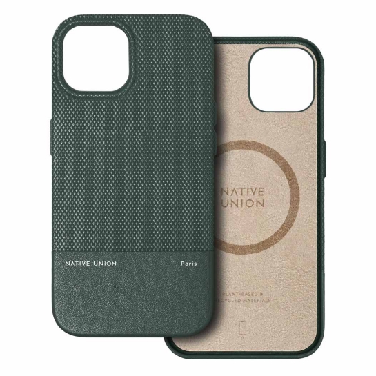 Чохол Native Union Classic Case with MagSafe for iPhone 15 Pro Slate Green - ціна, характеристики, відгуки, розстрочка, фото 1
