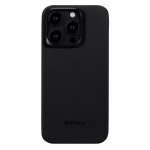 Чехол Pitaka MagEZ Case 4 Twill 1500D for iPhone 15 Pro Max Black/Grey