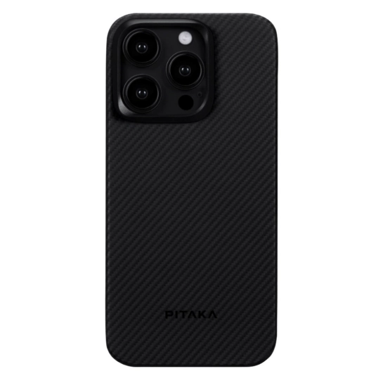 Чохол Pitaka MagEZ Case 4 Twill 1500D for iPhone 15 Pro Max Black/Grey
