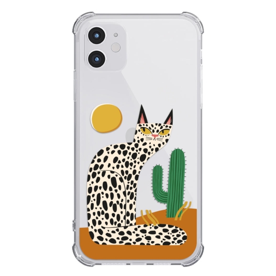 Чехол Pump UA Transparency Case for iPhone 11 Leopard Kaktus - цена, характеристики, отзывы, рассрочка, фото 1