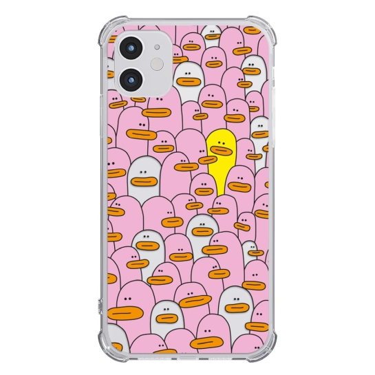 Чехол Pump UA Transparency Case for iPhone 11 Pink Ducks - цена, характеристики, отзывы, рассрочка, фото 1