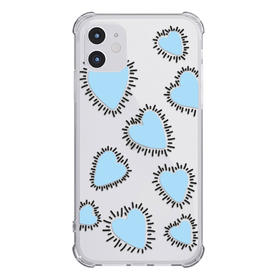 Чохол Pump UA Transparency Case for iPhone 11 Prickly Hearts - ціна, характеристики, відгуки, розстрочка, фото 1