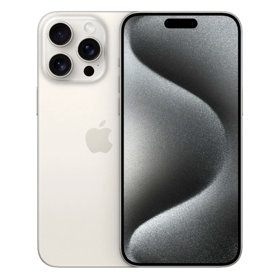 Б/У Apple iPhone 15 Pro Max 256 Gb White Titanium (Идеальное) - ціна, характеристики, відгуки, розстрочка, фото 1