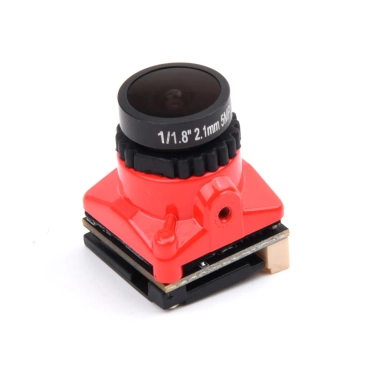 Камера RTS 1/1.8 1800TVL Mini 2.1mm Lens Power 5V-40V PAL / NTSC Red - цена, характеристики, отзывы, рассрочка, фото 1
