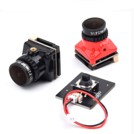 Камера RTS 1/1.8 1800TVL Mini 2.1mm Lens Power 5V-40V PAL / NTSC Red - цена, характеристики, отзывы, рассрочка, фото 2