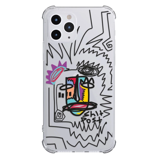 Чехол Pump UA Transparency Case for iPhone 11 Pro Shit Post
