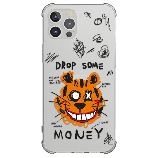 Чехол Pump UA Transparency Case for iPhone 12 Pro Max Drop some money - цена, характеристики, отзывы, рассрочка, фото 1