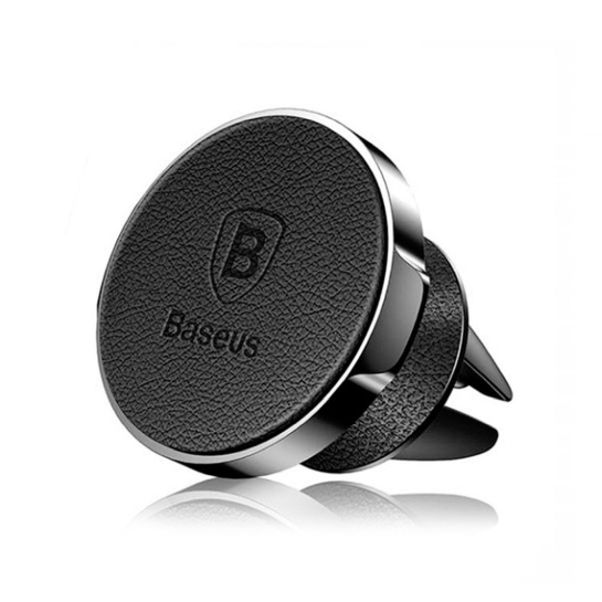 Автодержатель Baseus Small Ears Series Magnetic Bracket Leather Type Black - цена, характеристики, отзывы, рассрочка, фото 2