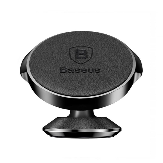 Автодержатель Baseus Small Ears Series Magnetic Bracket Leather Type Black - цена, характеристики, отзывы, рассрочка, фото 3