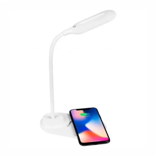 Настільна лампа з БЗУ Gelius with Led Desk Lamp Wireless Charger White