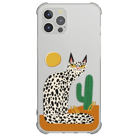 Чохол Pump UA Transparency Case for iPhone 12/12 Pro Leopard kaktus - ціна, характеристики, відгуки, розстрочка, фото 1