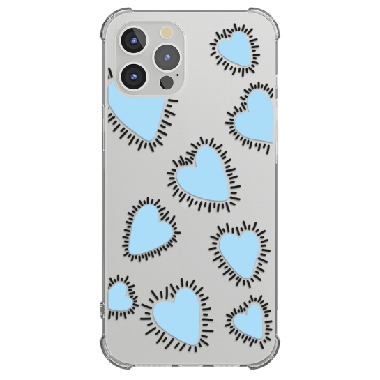 Чохол Pump UA Transparency Case for iPhone 12/12 Pro Prickly hearts - цена, характеристики, отзывы, рассрочка, фото 1