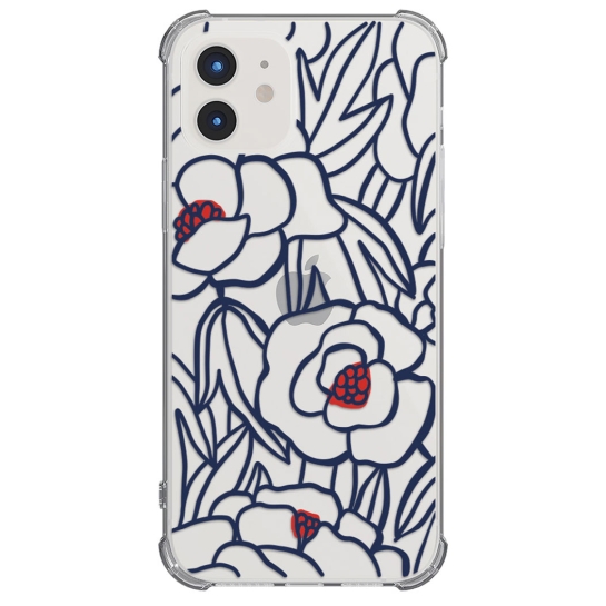 Чохол Pump UA Transparency Case for iPhone 12 Pro Max Outline flowers - ціна, характеристики, відгуки, розстрочка, фото 1