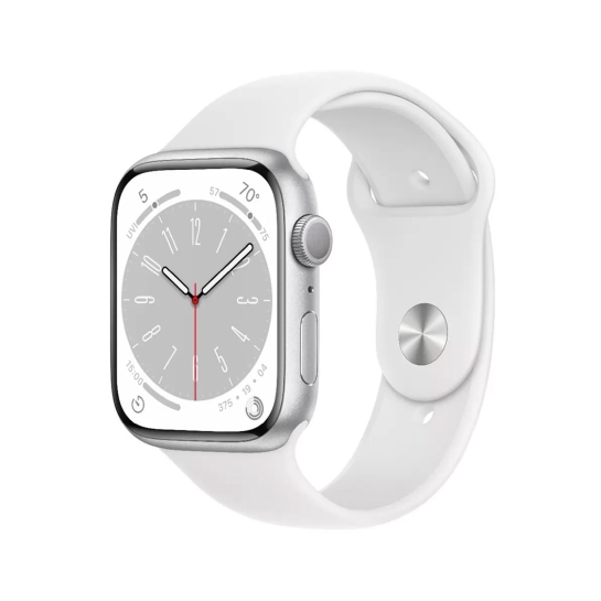 Apple Watch 8 41mm Silver Aluminum Case with White Sport Band (open box) - цена, характеристики, отзывы, рассрочка, фото 1
