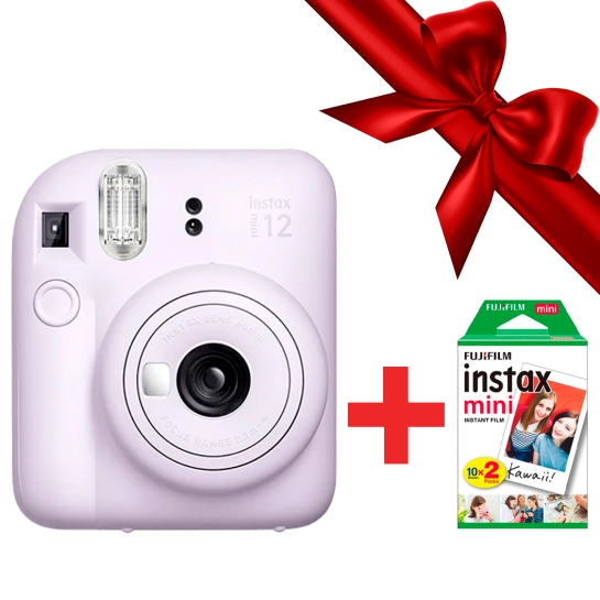 Подарунковий комплект FUJIFILM Instax Mini 12 Purple + плівка 20 шт