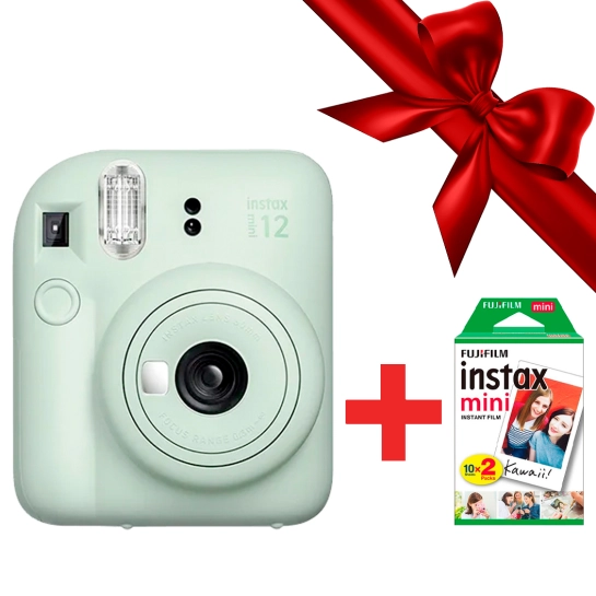 Подарунковий комплект FUJIFILM Instax Mini 12 Green + плівка 20 шт