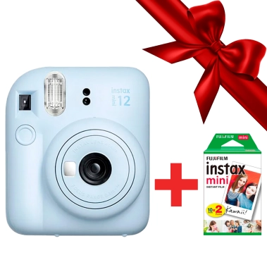 Подарунковий комплект FUJIFILM Instax Mini 12 Blue + плівка 20 шт - цена, характеристики, отзывы, рассрочка, фото 1