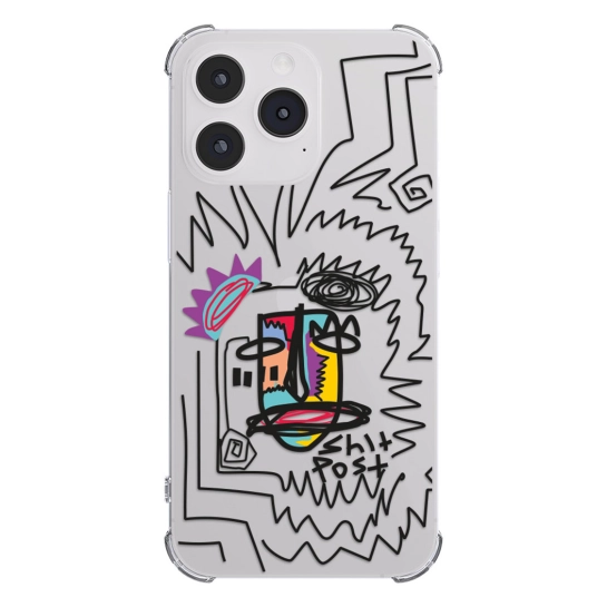 Чехол Pump UA Transparency Case for iPhone 13 Pro Shit post