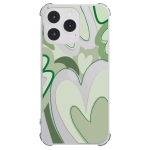 Чехол Pump UA Transparency Case for iPhone 13 Pro Max Green hearts