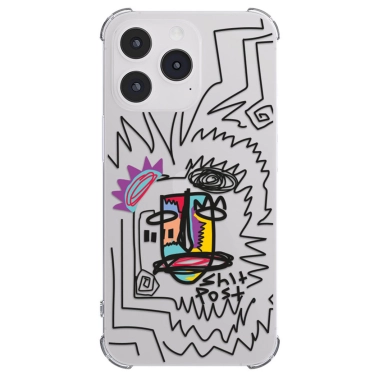 Чехол Pump UA Transparency Case for iPhone 13 Pro Max Shit post - цена, характеристики, отзывы, рассрочка, фото 1