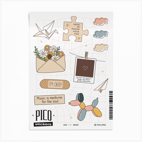 Стикерпак Pico №43 Mood - цена, характеристики, отзывы, рассрочка, фото 1