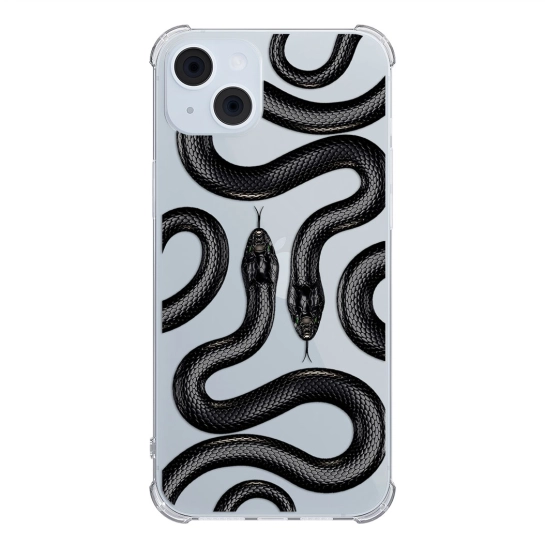 Чохол Pump UA Transparency Case for iPhone 15 Black Snake