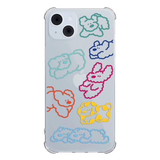 Чохол Pump UA Transparency Case for iPhone 15 Cloudy dogs