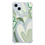 Чехол Pump UA Transparency Case for iPhone 15 Green hearts